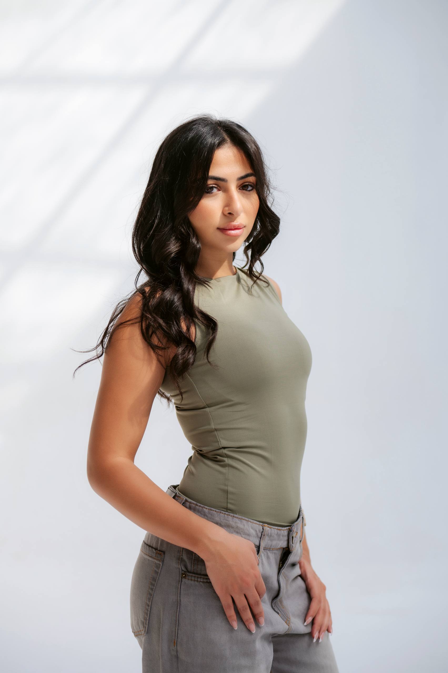 Nerina Draped Shoulder Top