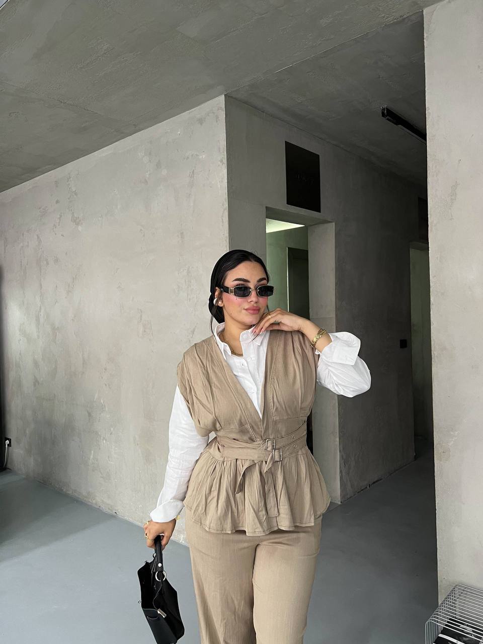 Noa Belted Set