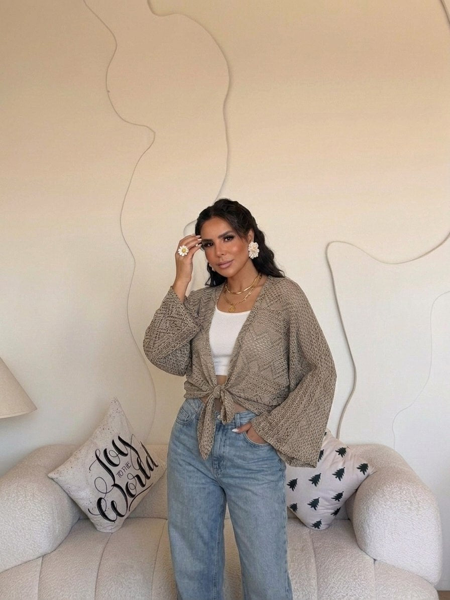 Aura Knit Tie-Top