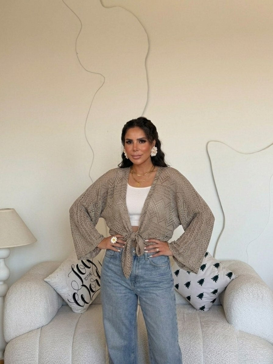 Aura Knit Tie-Top