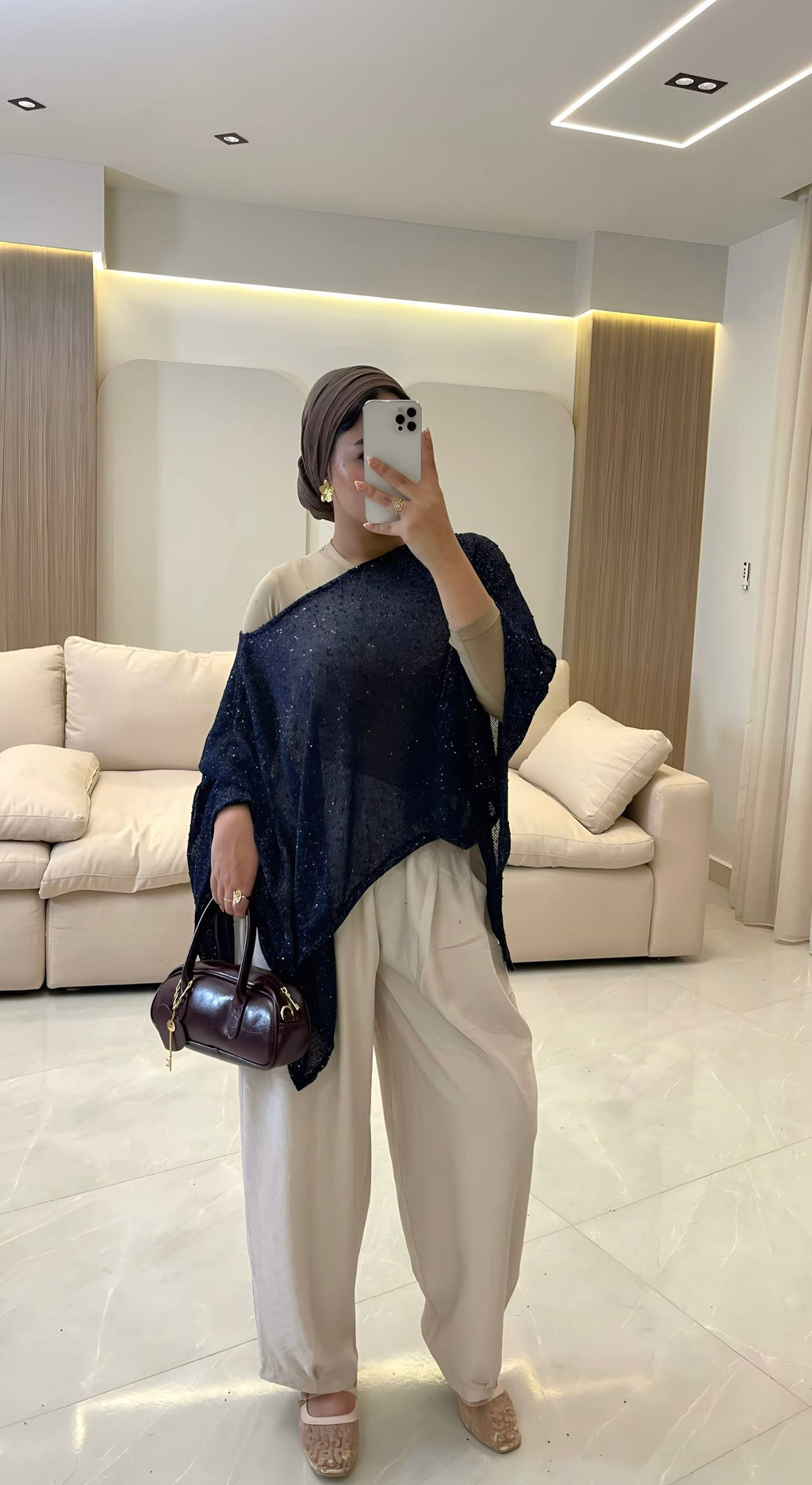 Lumi Drape Poncho