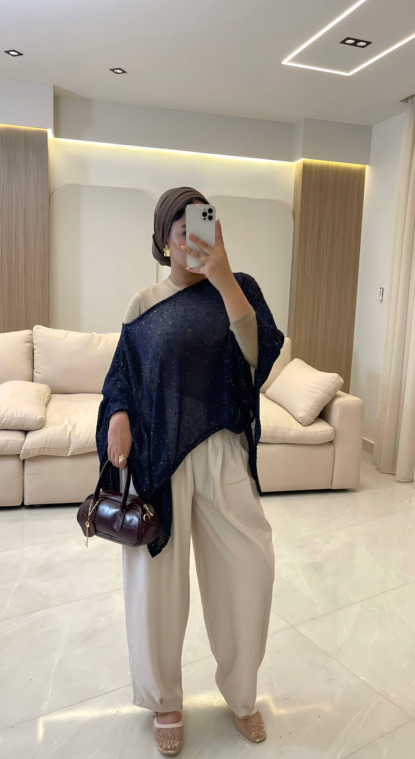 Lumi Drape Poncho