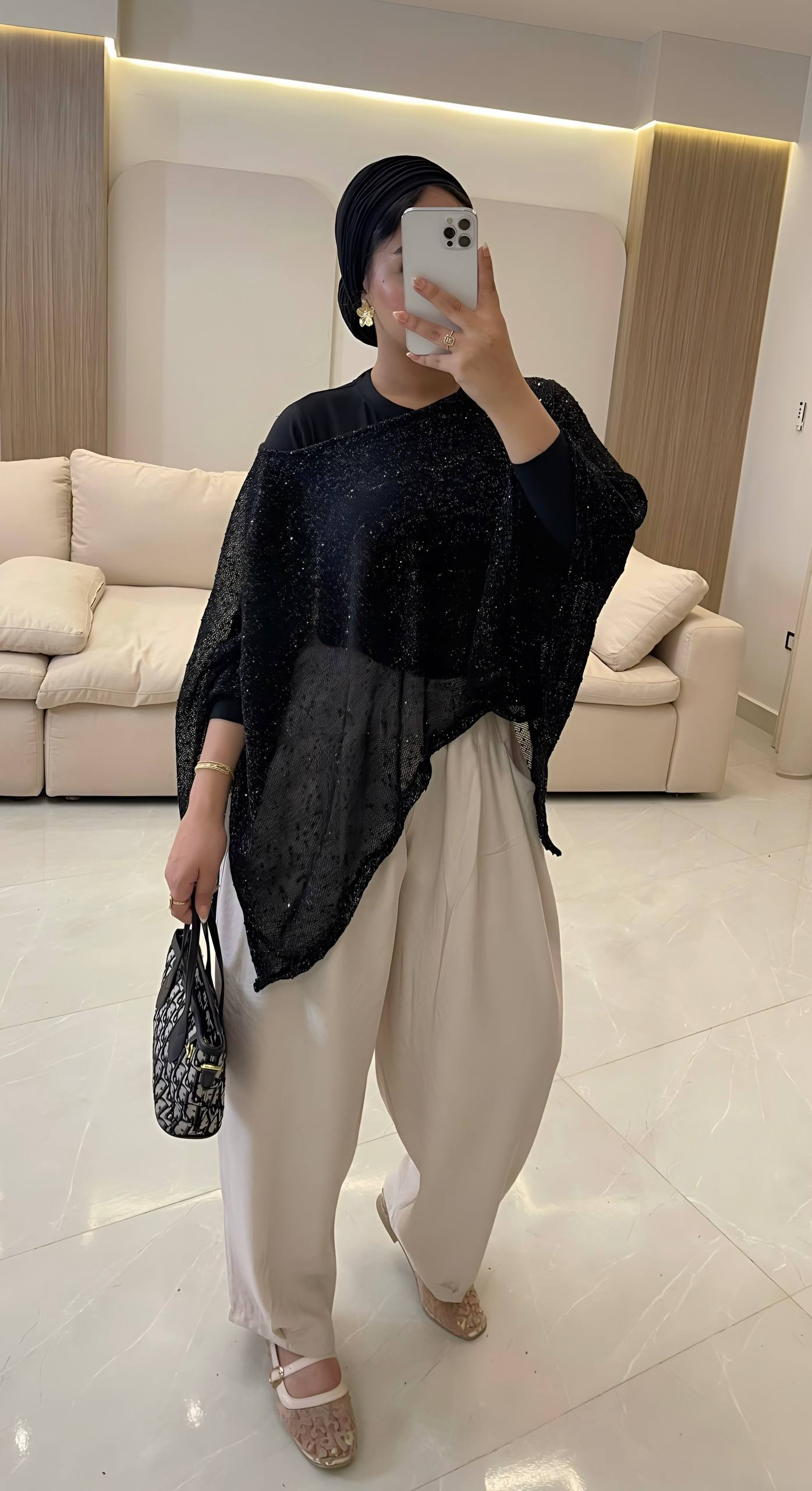 Lumi Drape Poncho