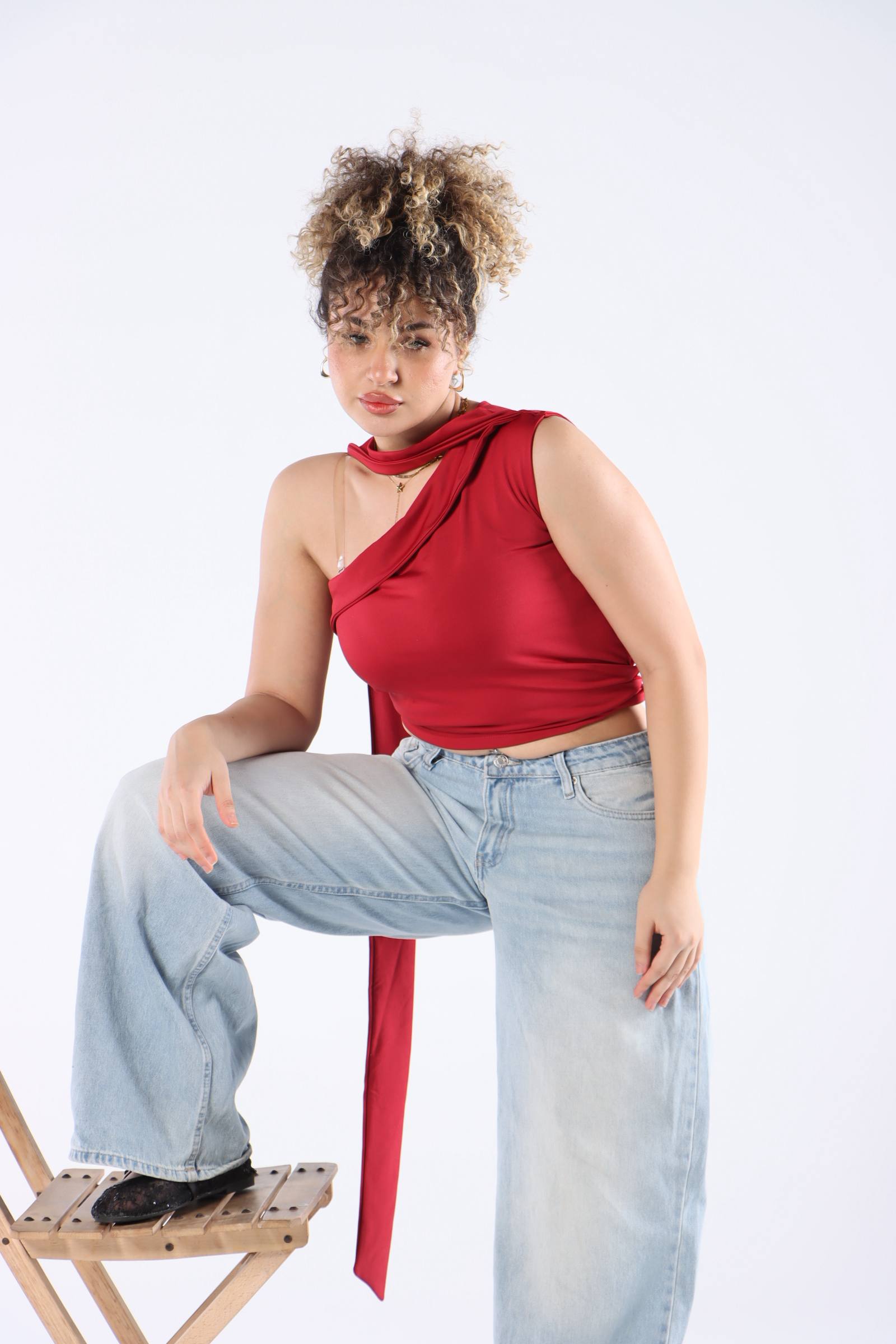 Ayla Scarf Top