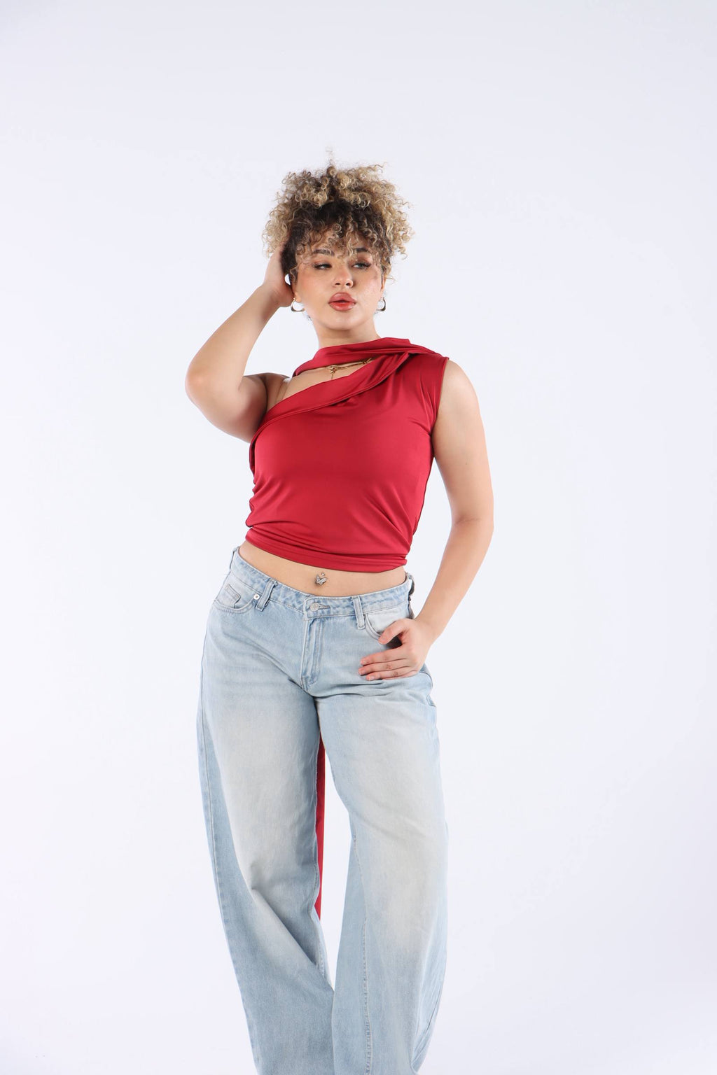 Ayla Scarf Top