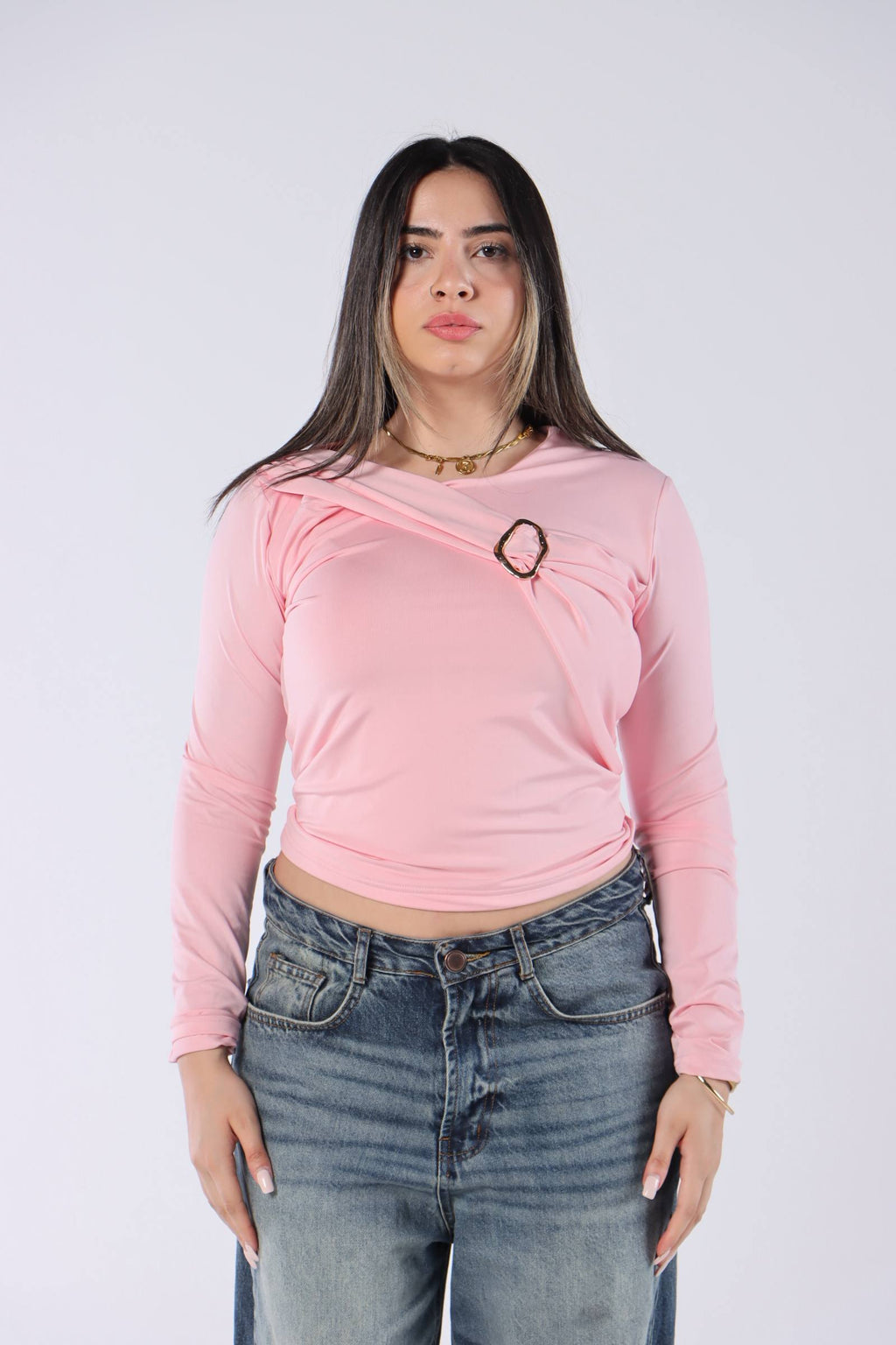 Liora Ring Drape Top