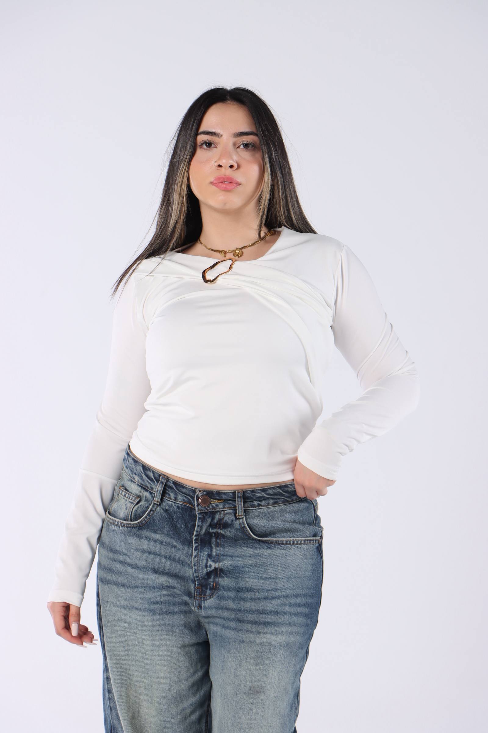 Liora Ring Drape Top