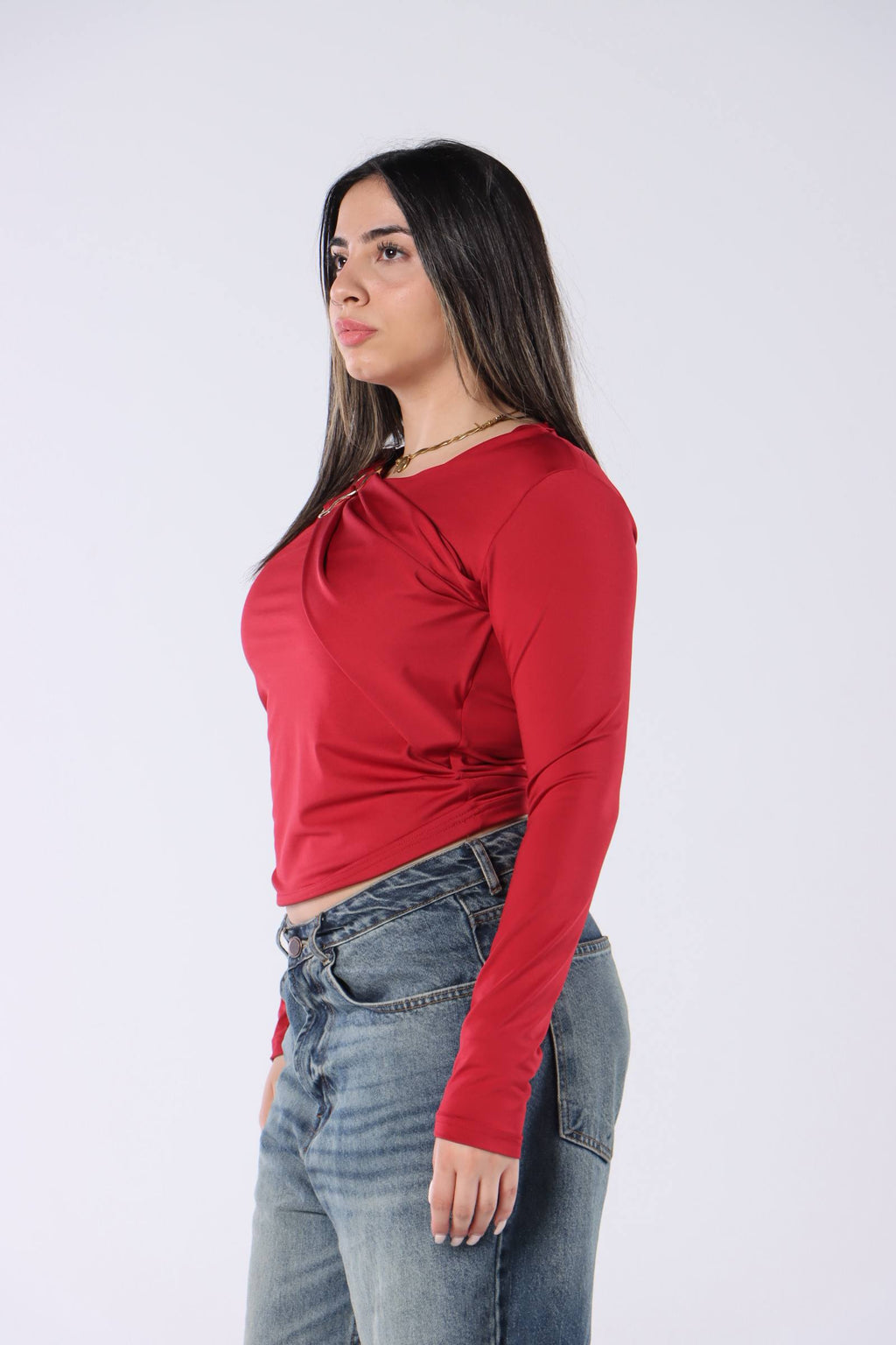 Liora Ring Drape Top