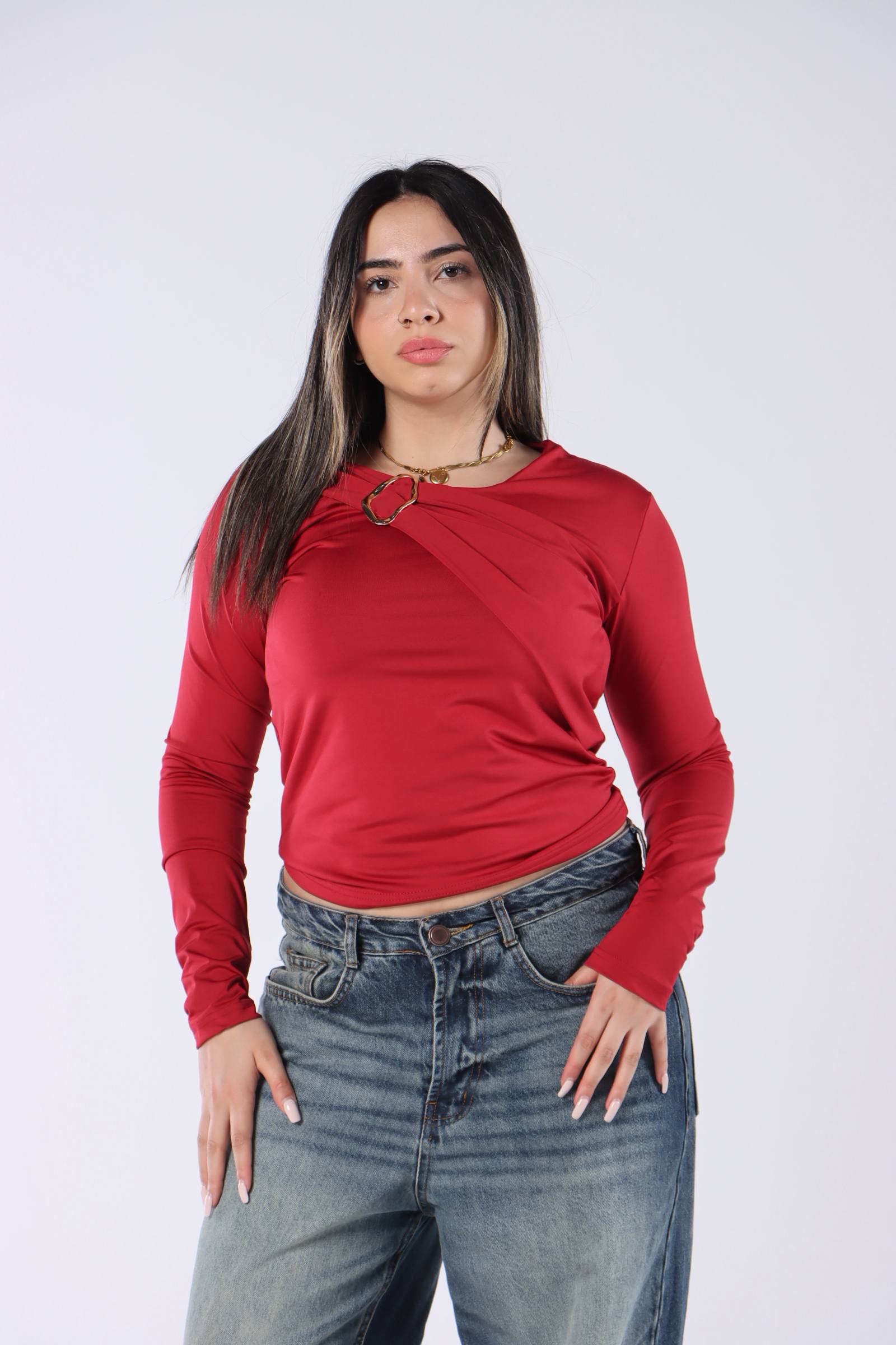 Liora Ring Drape Top