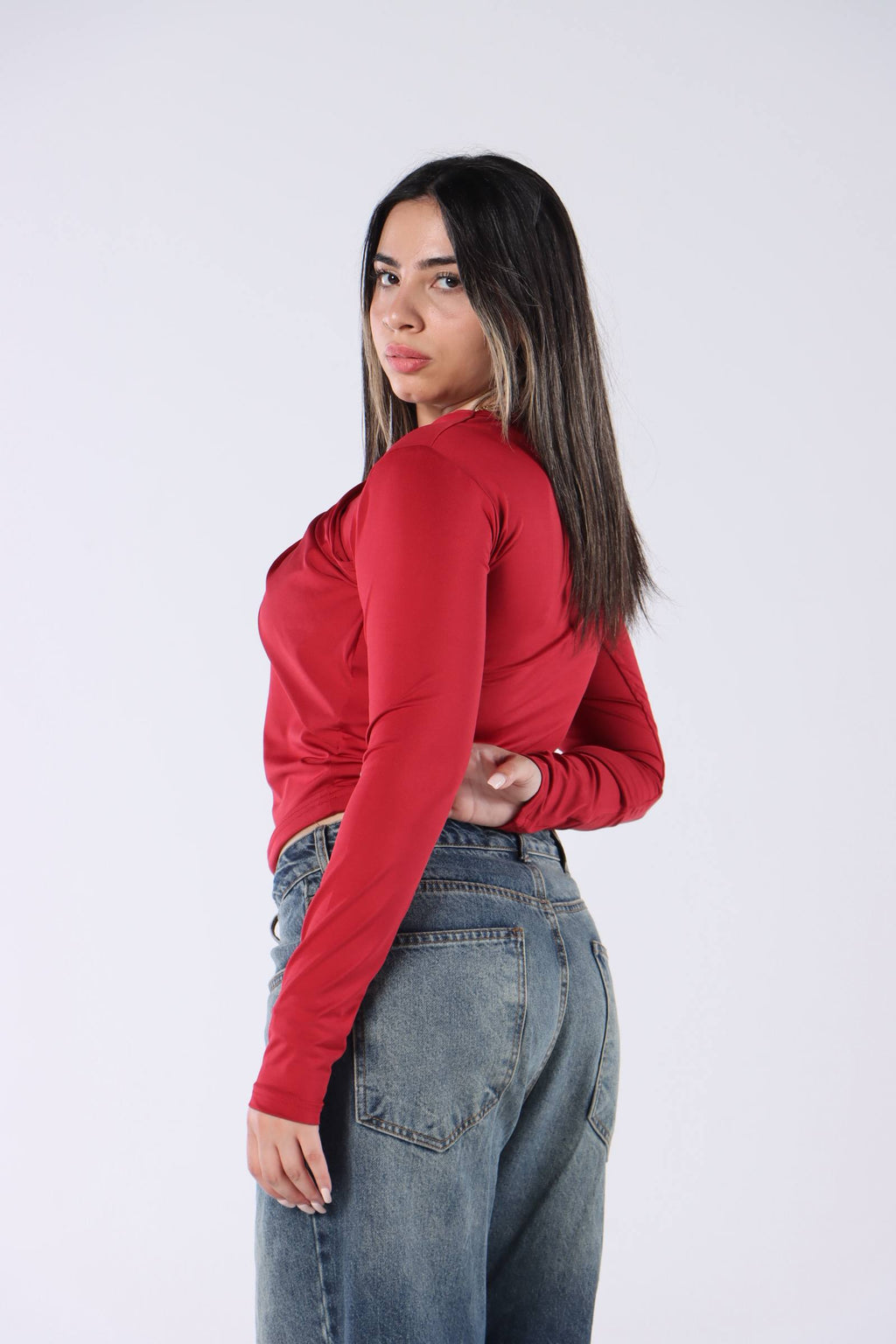 Liora Ring Drape Top