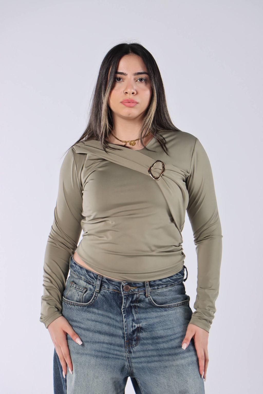 Liora Ring Drape Top