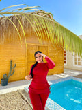 Maris Ruched Modest Swim Set