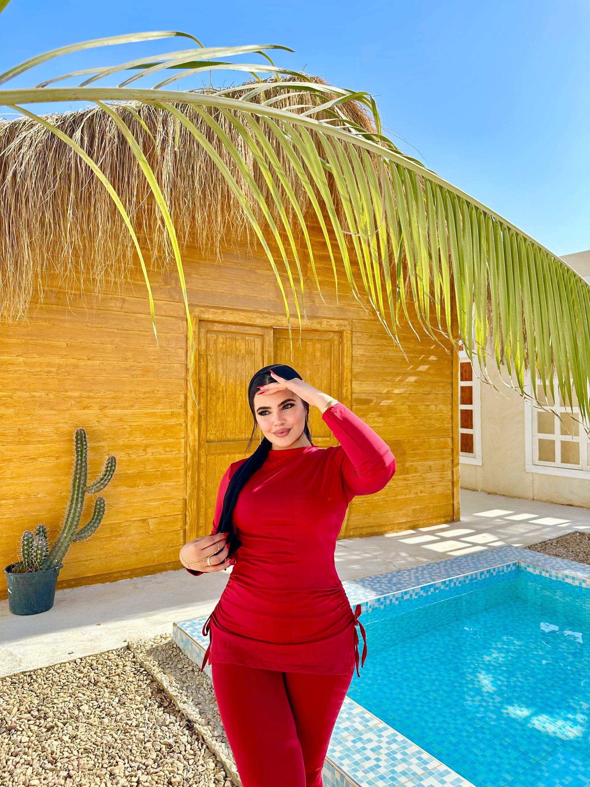 Maris Ruched Modest Swim Set
