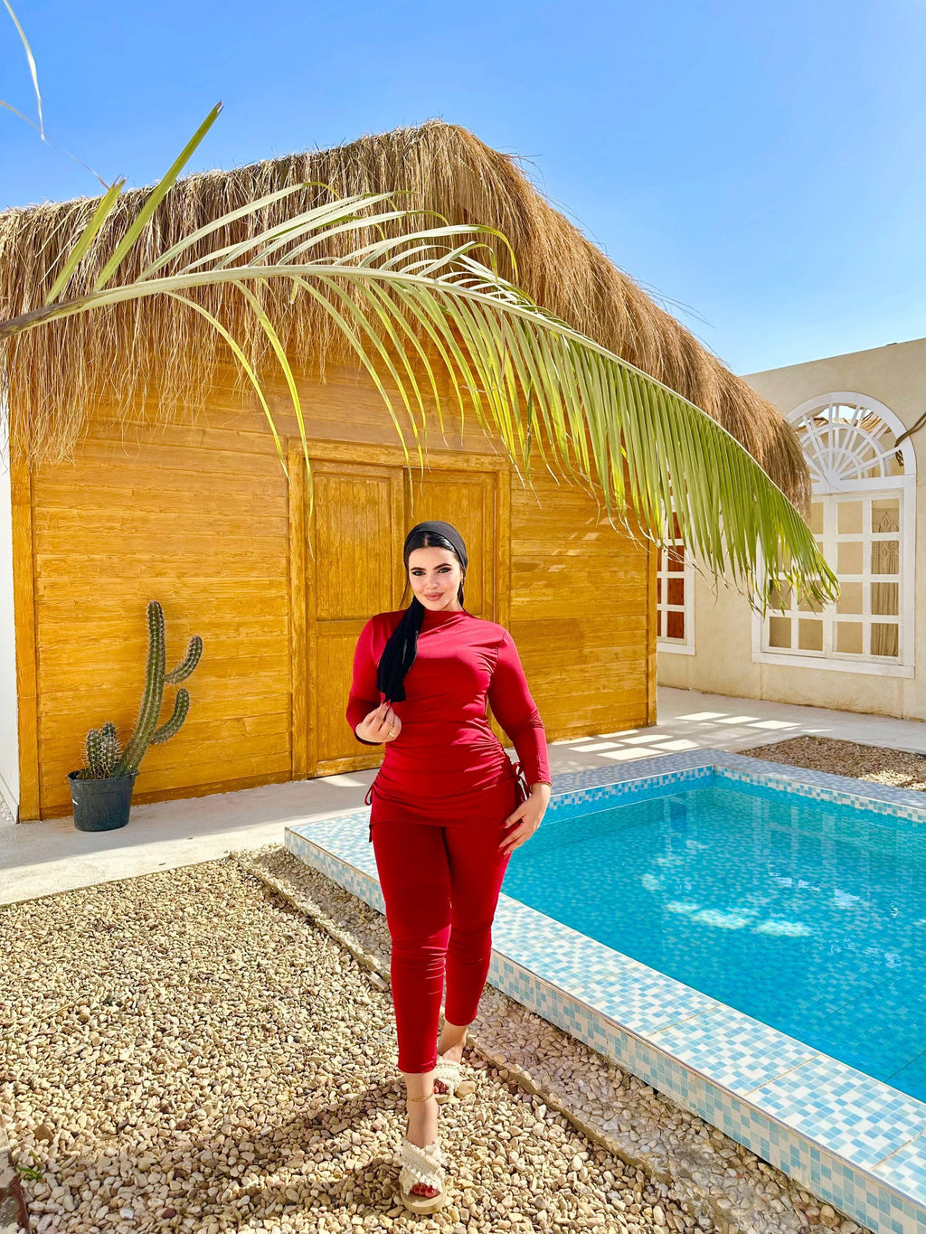 Maris Ruched Modest Swim Set
