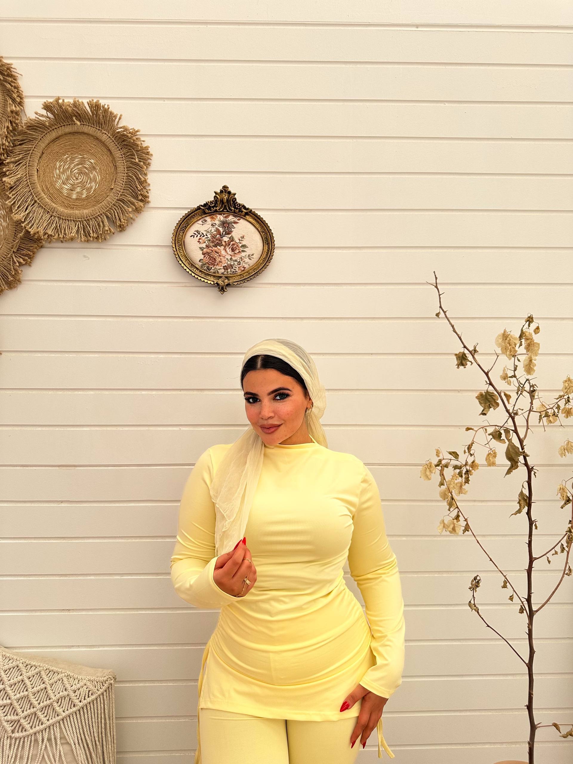 Maris Ruched Modest Swim Set
