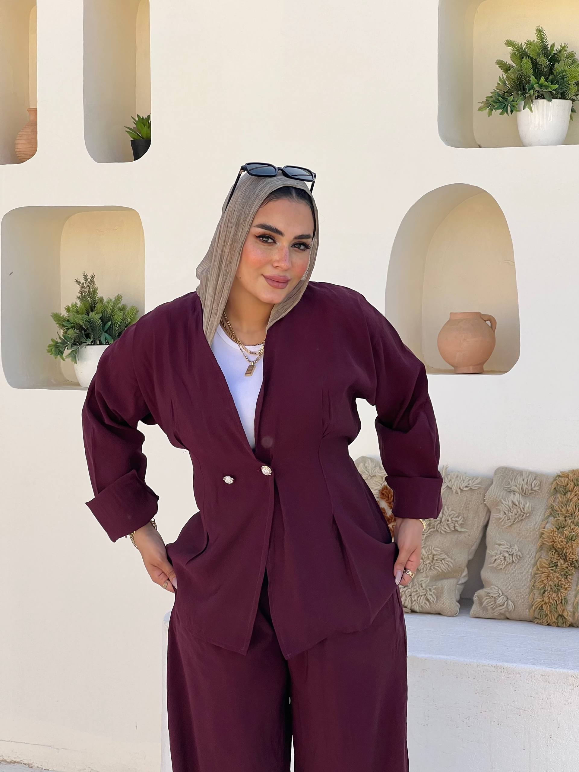Elara Tailored Set