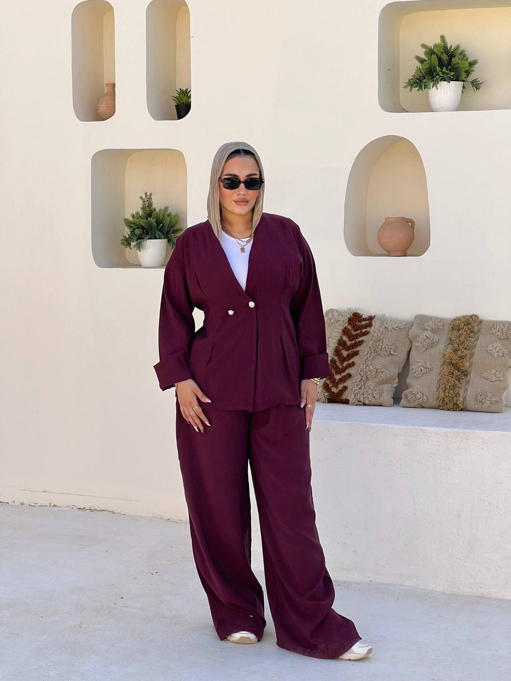 Elara Tailored Set